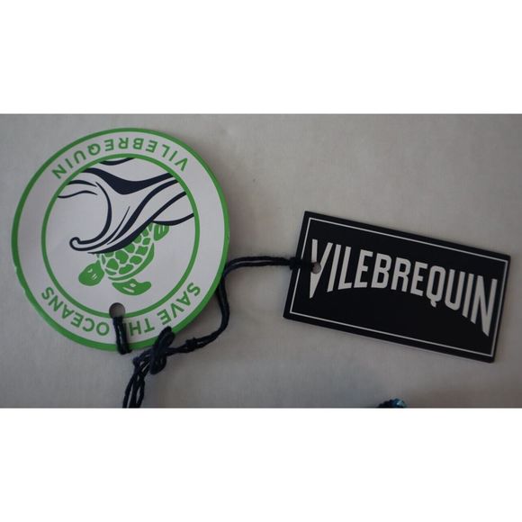 Vilebrequin JIMH2B40 Boy's Sz 4 Blue Marine Hazy Turtle Print Swim Trunks - Picture 3 of 10